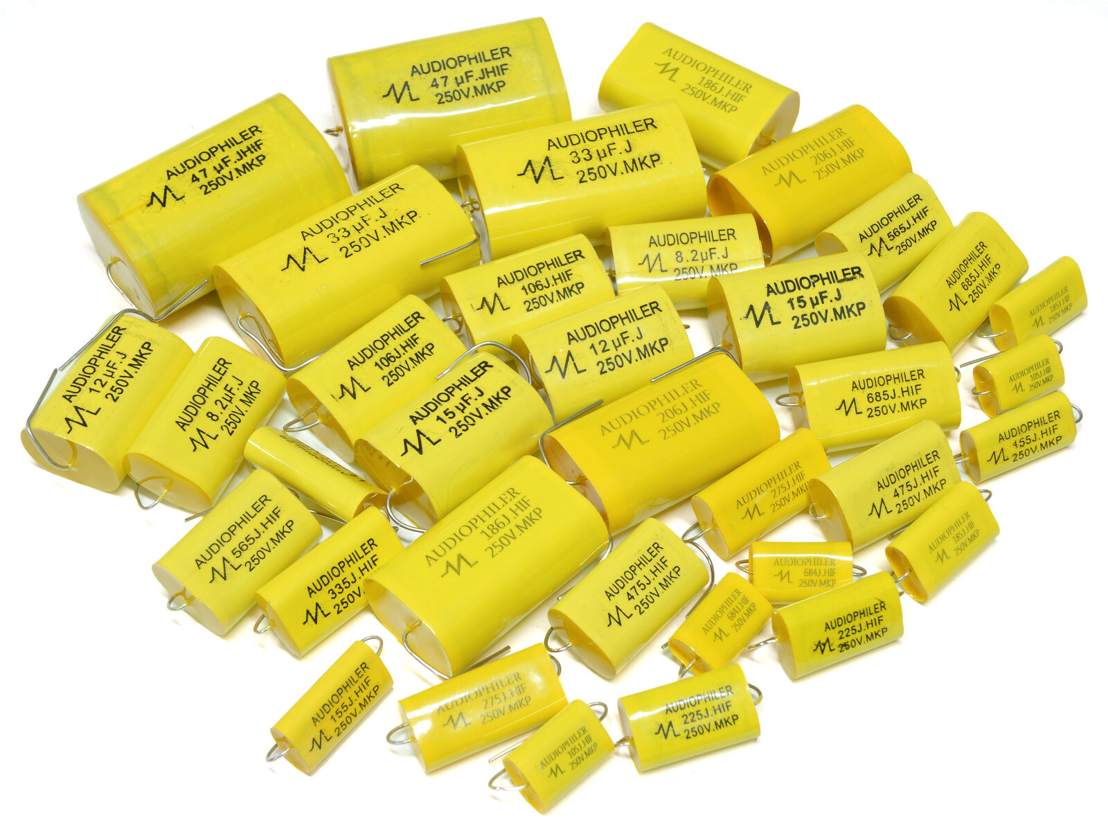 MKP Capacitor 0.47-47uf ±5% 250V - Audio Grade - Speaker