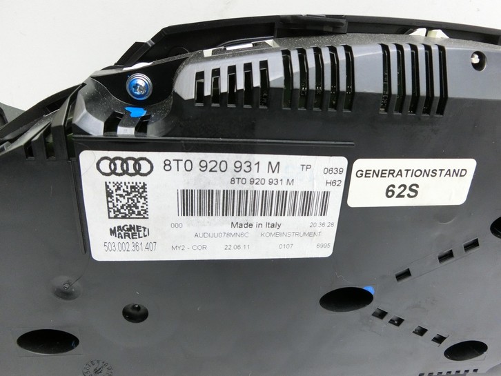 Audi A5 8F Cabrio 09-12 TDI 3,0 176KW Kombiinstrument Tacho Audi A5 8F Cabrio 09-12 25.08.2011 8T0920931MX... Vorschau 6