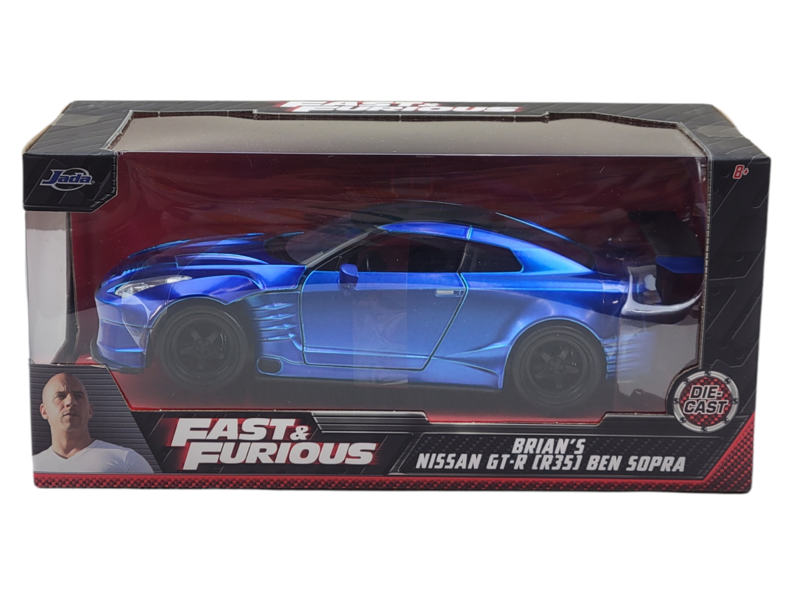 1:24ワイスピ  BRIAN&#39;S Nissan GT-R R-35 Ben Amazon.com: JADA Fast & Furious 1:24 2009 Brian's Nissan GT