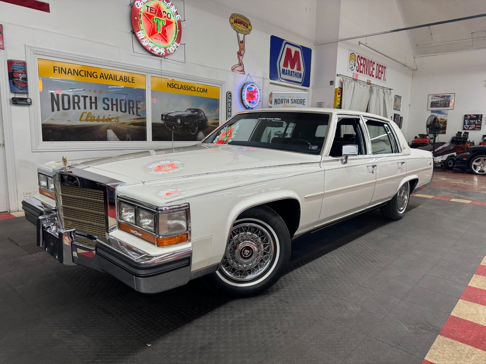 Owner White Cadillac Brougham with 45,638 Miles available now!