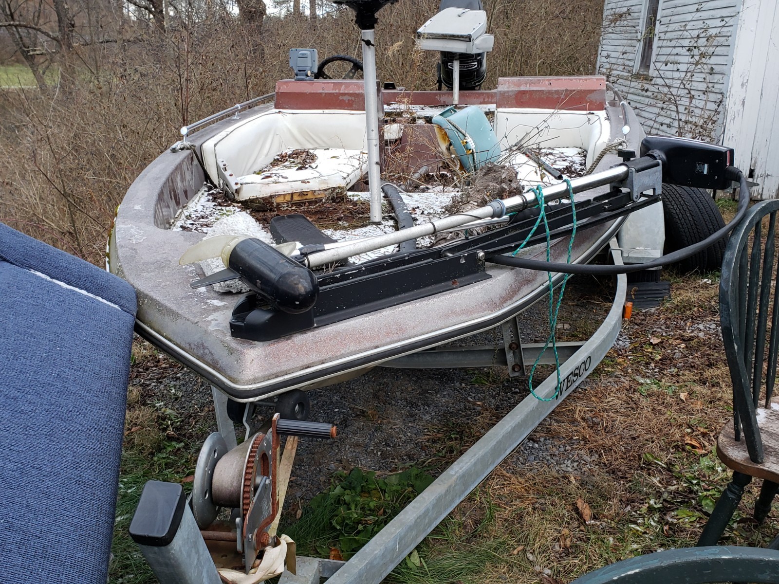 1980 Champion Fishing Boat w Trailer, Spring Mills PA | No Fees & No Reserve