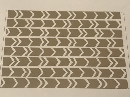 Stampin Up ARROWS Textured Impressions Embossing Folder Sizzix Big Shot BNIP