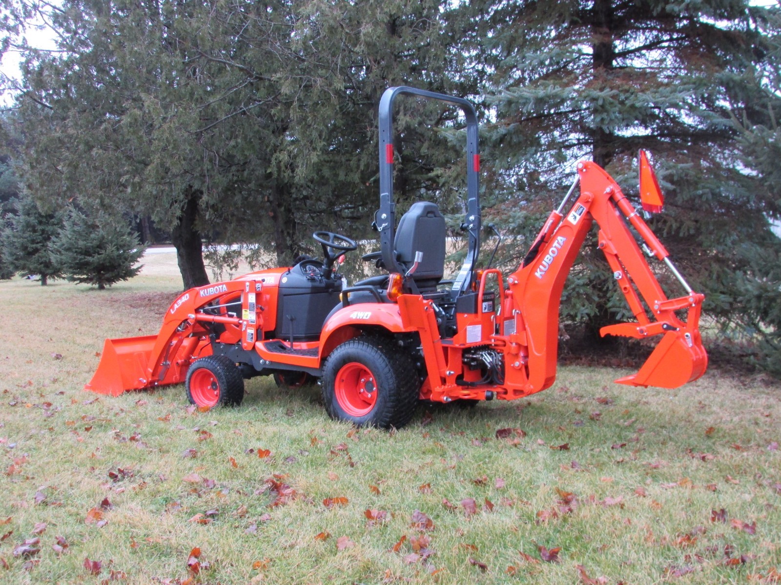 2018 Kubota BX23S 4x4 backhoe loader