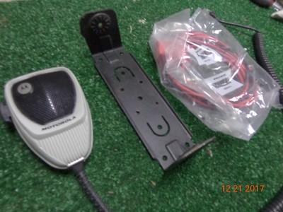Motorola Maxtrac GM300 M120 M100 VHF UHF Accessory kit w/ Mic/bracket/power cord. Buy it now for 44.44