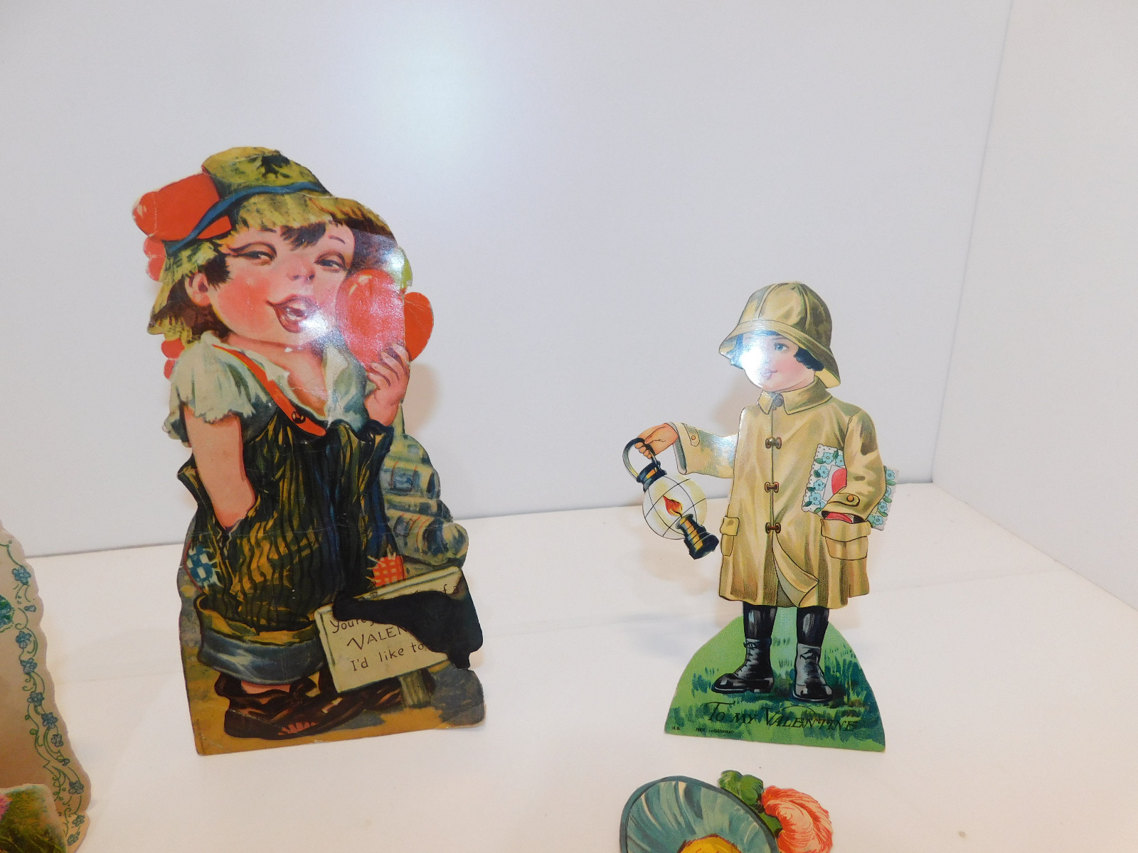 Vintage Very Old Lot 10 Mechanical Valentines Day Cards 20's  30's #3 Honeycombs