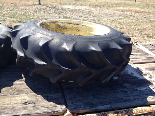 Dual Tractor Tires And Wheels 18.4-38