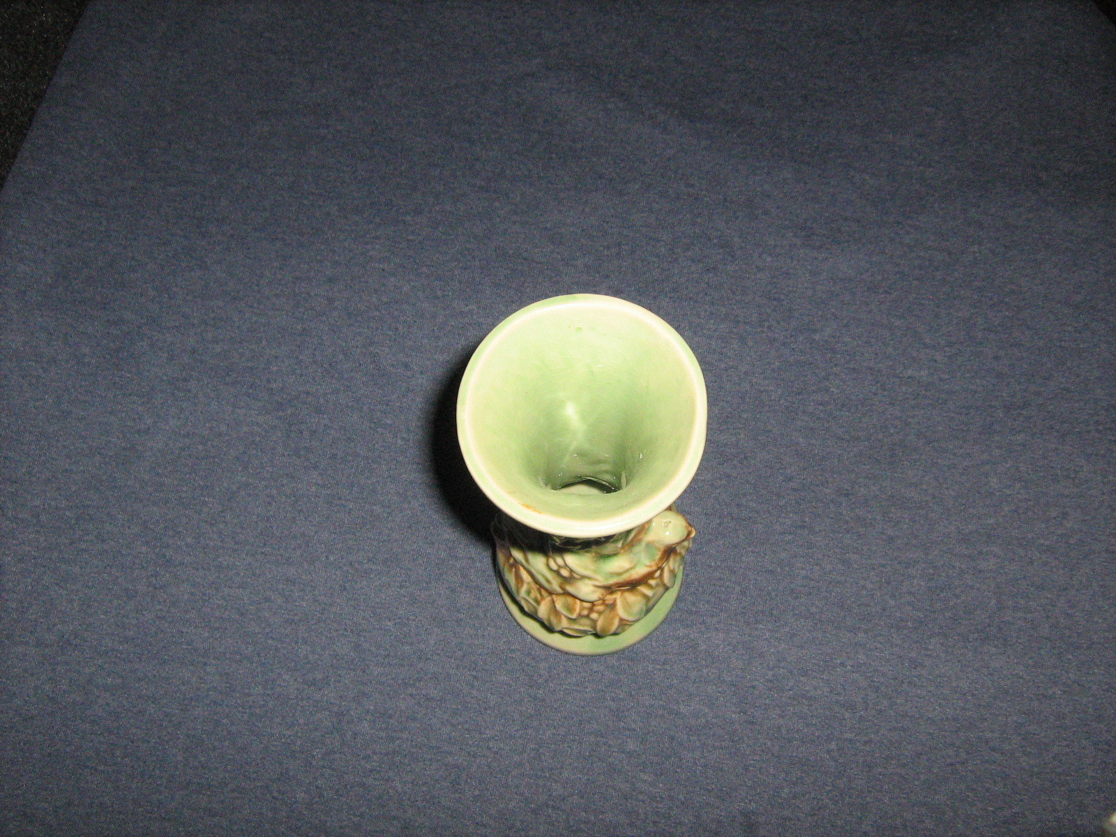 RARE Vintage McCoy BIRD in NEST Bud Vase 1940s 50s  Rustic Line Era