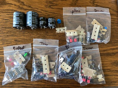 Sansui Seven Complete Rebuild Kit High-Quality Receiver Recap Caps Transistors