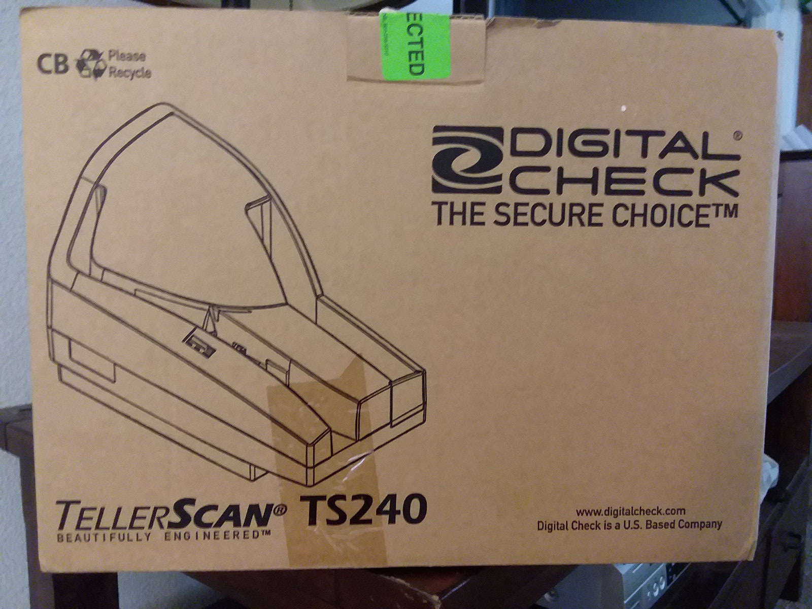 NEW! Digital Check TellerScan Teller Scan TS240 53000-72 +20 Remote Deposit Bags
