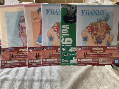 New 5 Packs Of One Piece Clear File Folder Sets. Sets Of 2.  *Read Description*