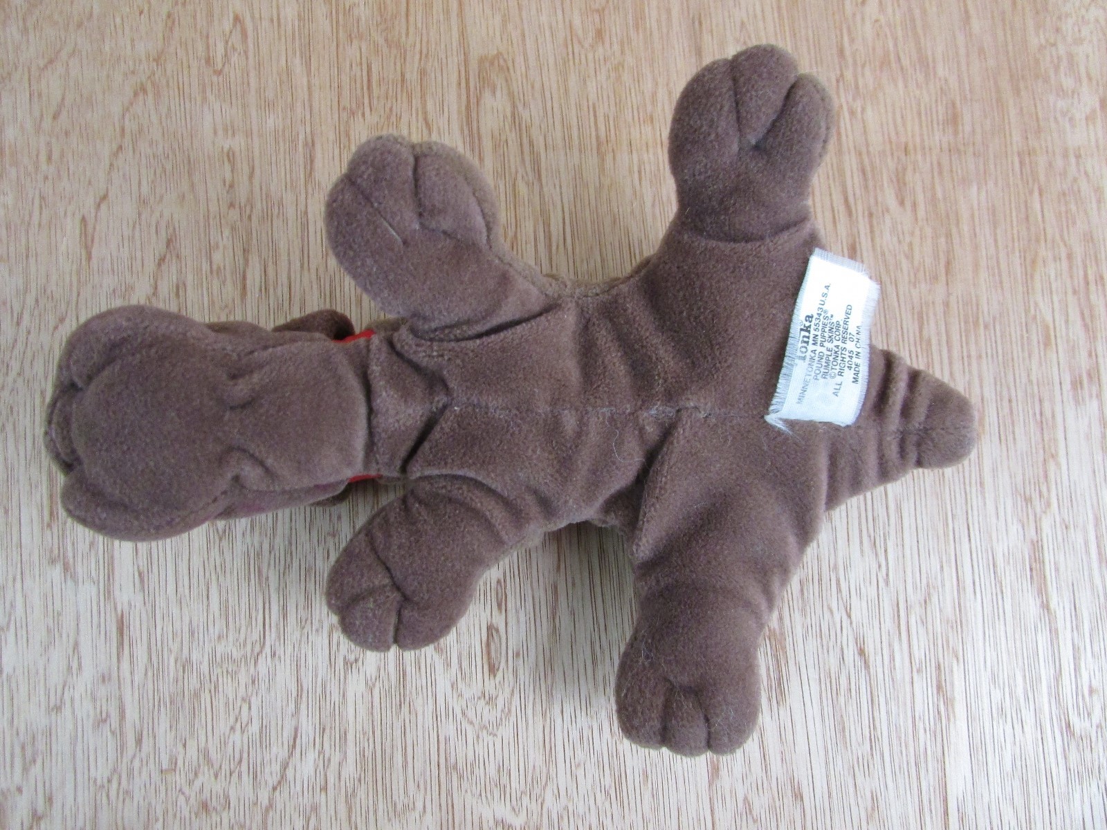 Vintage Pound Puppies Plush Small Stuffed Animal Brown Bulldog Boxer 8