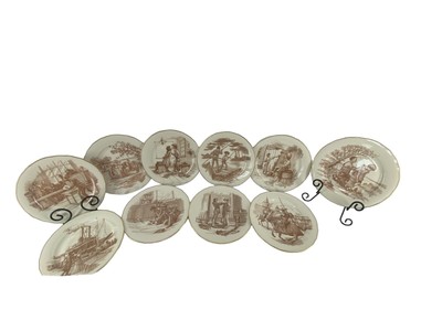 Franklin Porcelain Mark Twain Collection LE 9 1/4'' Collector Plates 1977 set 10