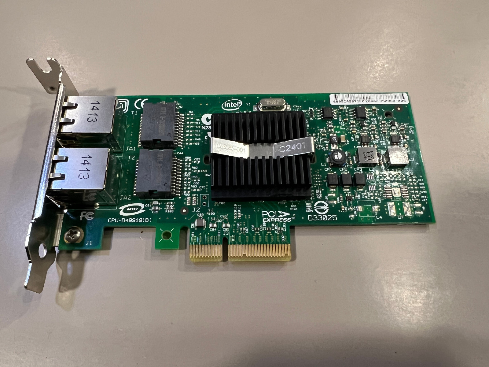 INTEL EXPI9402PT 868971 PRO/1000 Dual Port Server Adapter