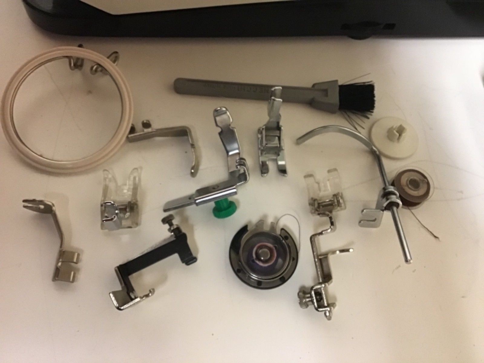 Necchi Lydia3 544 Sewing Machine with Case Accessories and Foot Pedal Tested