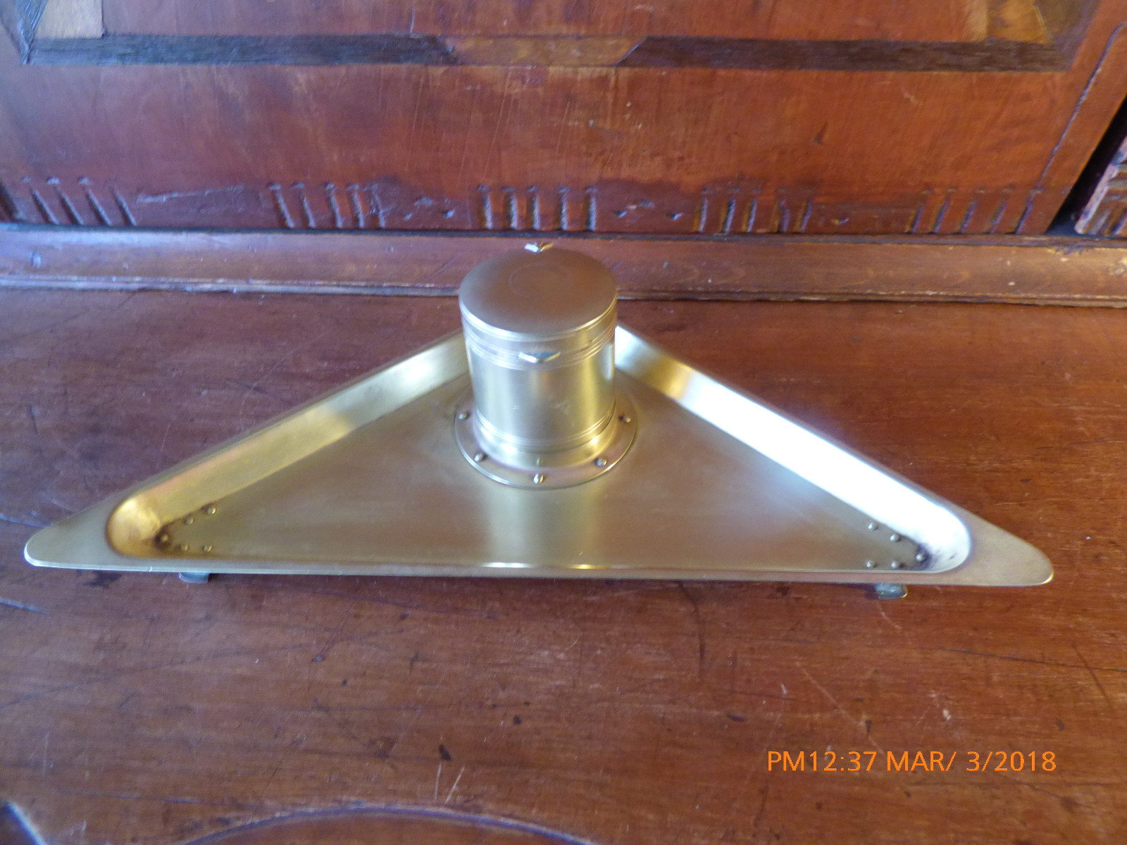 ARTS & CRAFTS Ink stand by Jan Eisenloeffel. Dutch. c. 1900 Netherlands