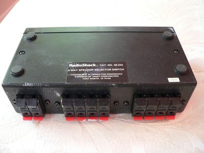 RadioShack High Power 4Way Speaker Selector Switch Control Center Cat 40244