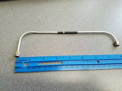 RF Semi Rigid Micro-Coax UT-141-SA-AL-TP-M17 with SMA Male connectors, 10 Inches