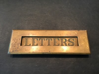 Mail slot covers interior