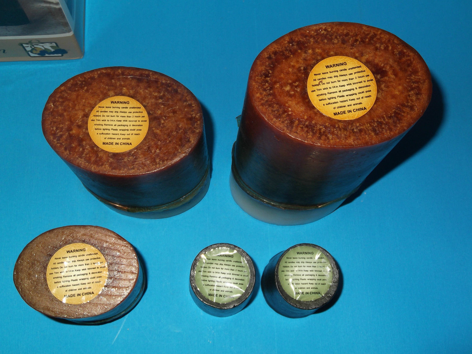 Life Accents Vanilla Cream Apple Peel Chestnut Candle Set, New