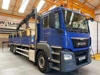 MAN TGS 26.360, *EURO 6* 6X2 26 TONNE DRAWBAR SPEC BRICK GRAB – 2016 – DG16 EFN