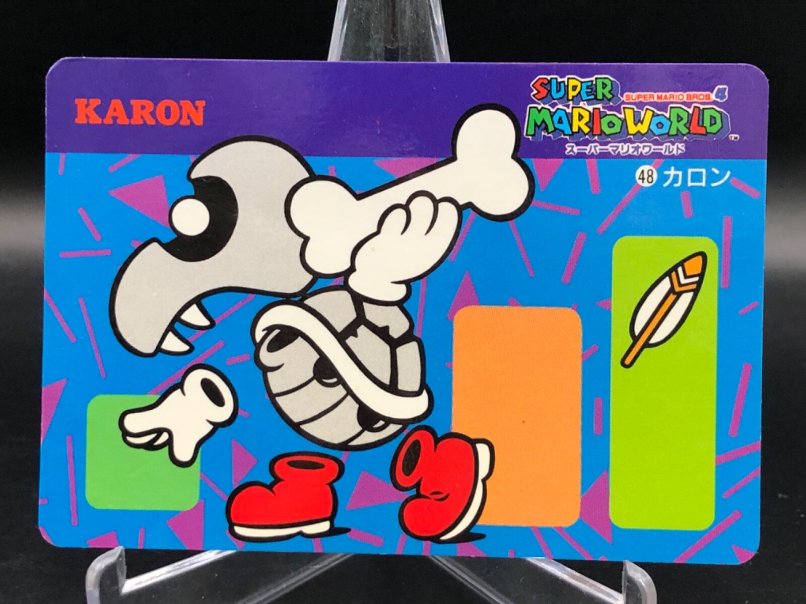 NO.48 Dry Bones Super Mario World Card 1992 Nintendo Super
