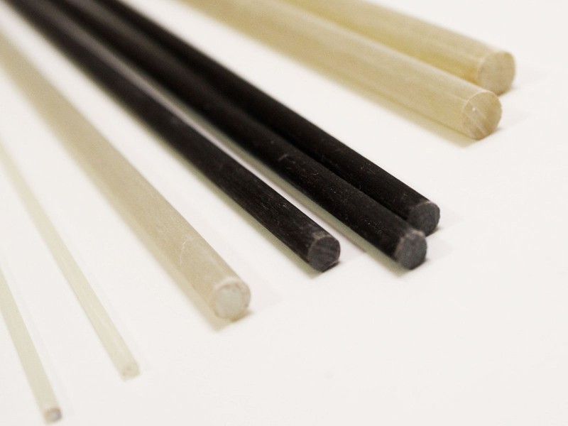 Glasfaserstab, Rundstab, Konischer Glasfiberstab, Versch.GrößEn, Puldtrudiert