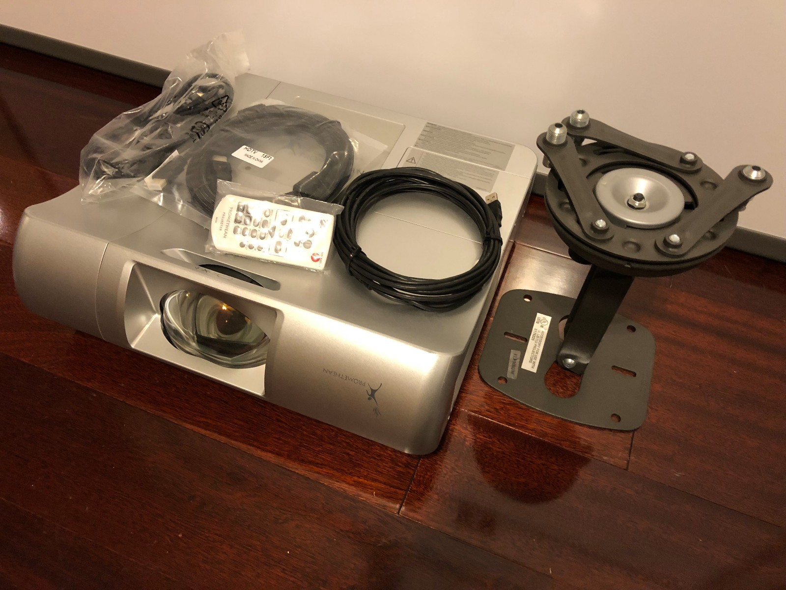 4 sets of Interactive  Whiteboards (PRM-AB378-02) with projectors (PRM-30)