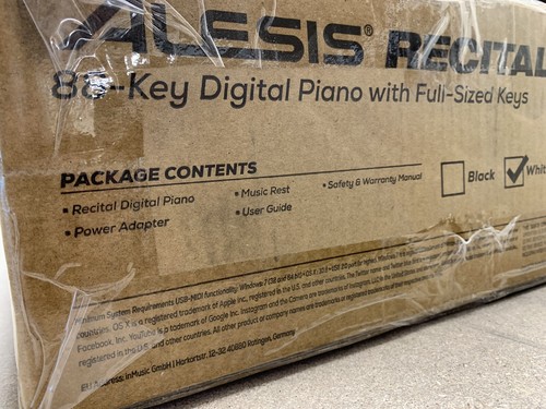 Alesis Recital – 88 Key Digital Piano Keyboard | #R157