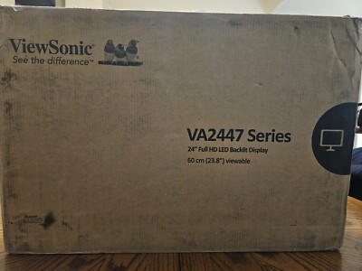 NEW VIEWSONIC VA2447-MH VS18522 24'' LCD MONITOR 100Hz 1920x1080 *OPEN BOX