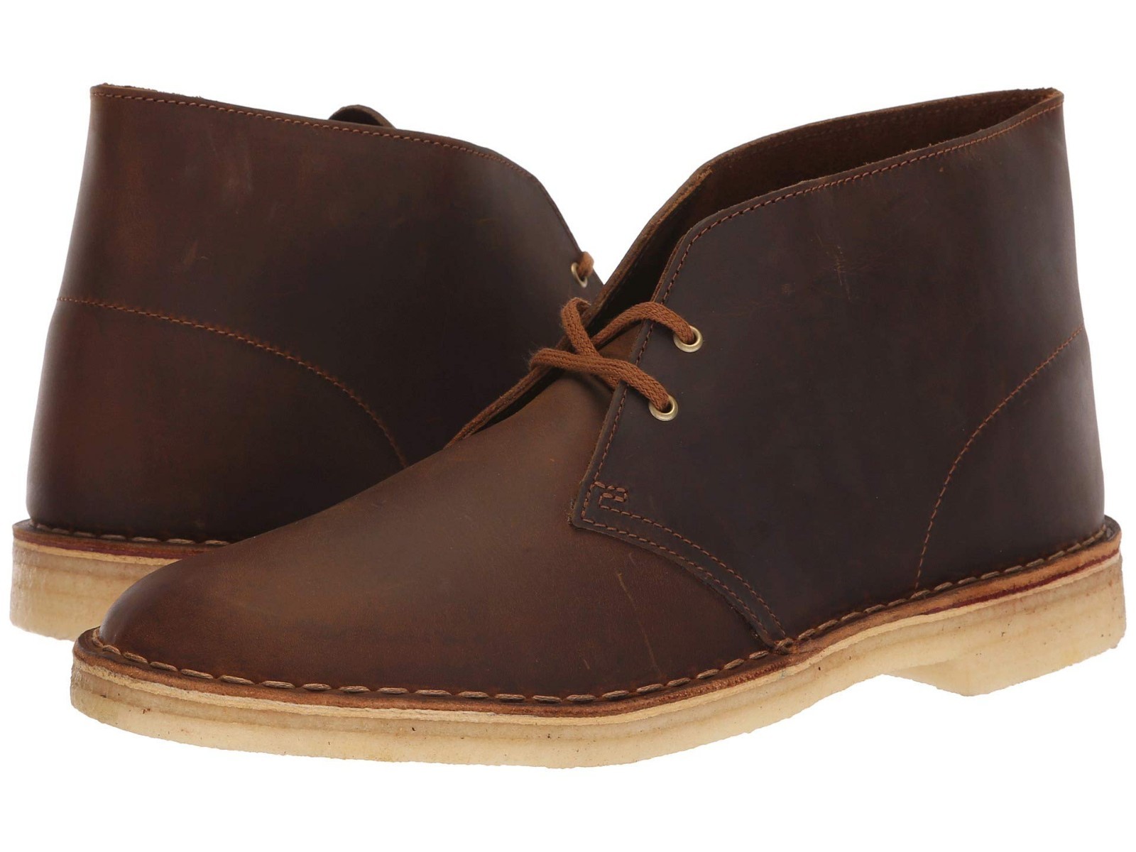 clarks chestnut leather