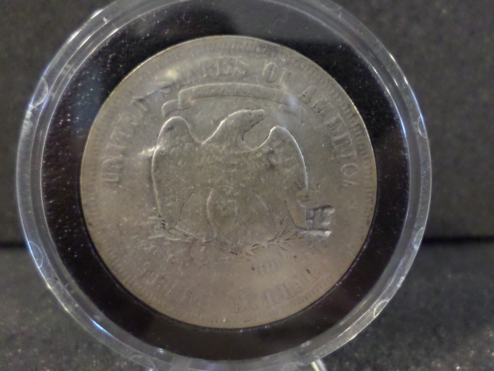 1877-S Silver US Trade Dollar (with hash marks)