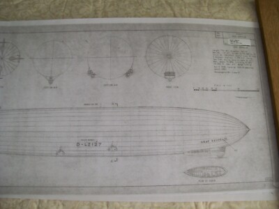 GRAF ZEPPELIN   airship    ship plan