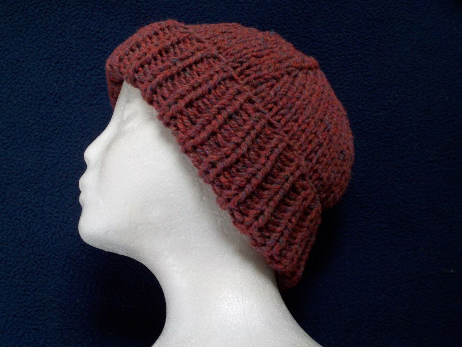Hand Knit Hat/Watch Cap/Beanie 