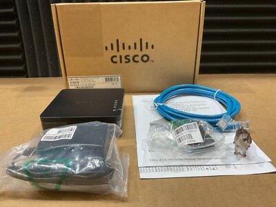 Cisco ATA192 Analog Telephone Adaptor ATA192-3PW-K9      New open box!