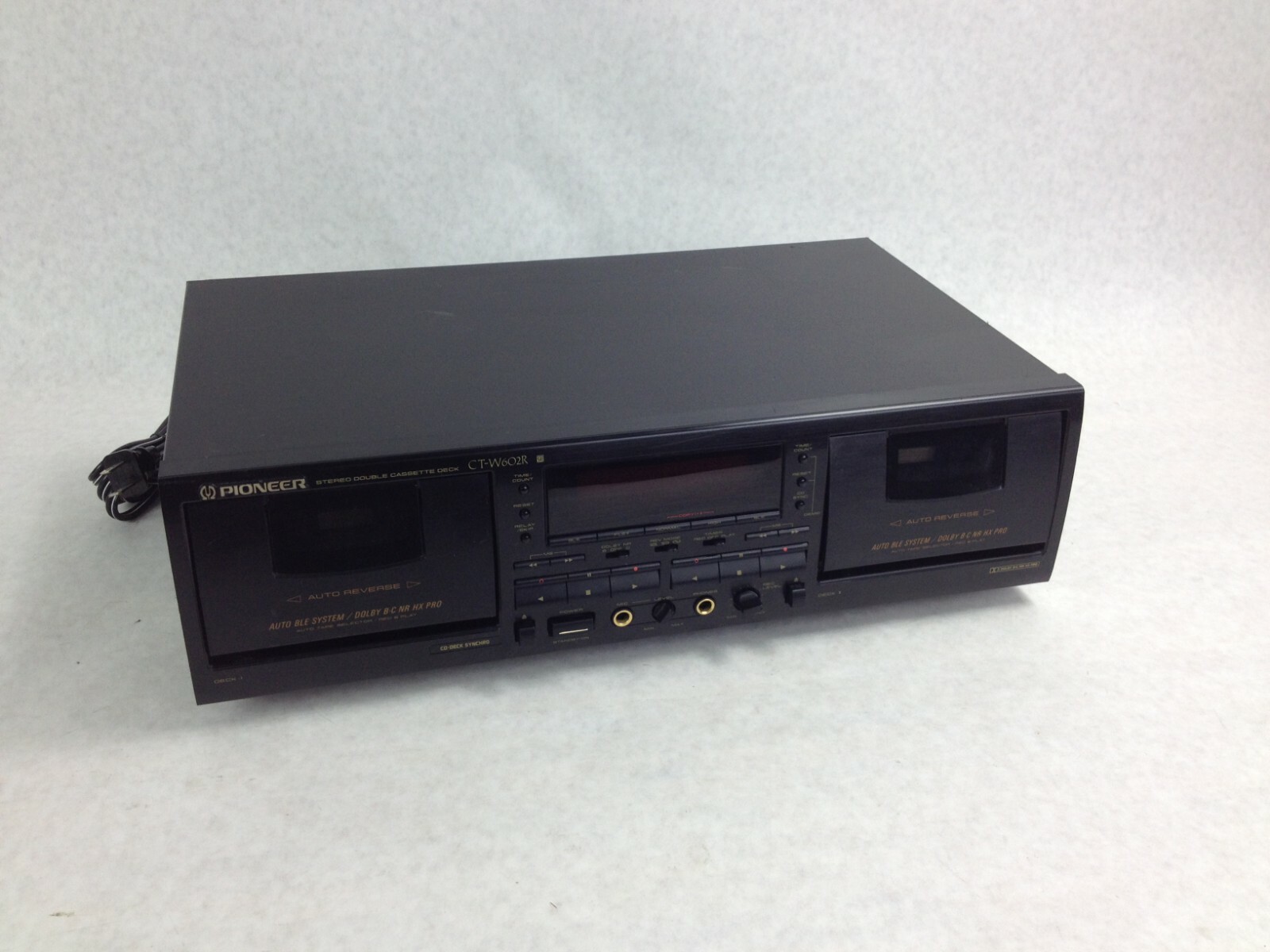 Pioneer CT-W602R Stereo Double Cassette Deck | eBay