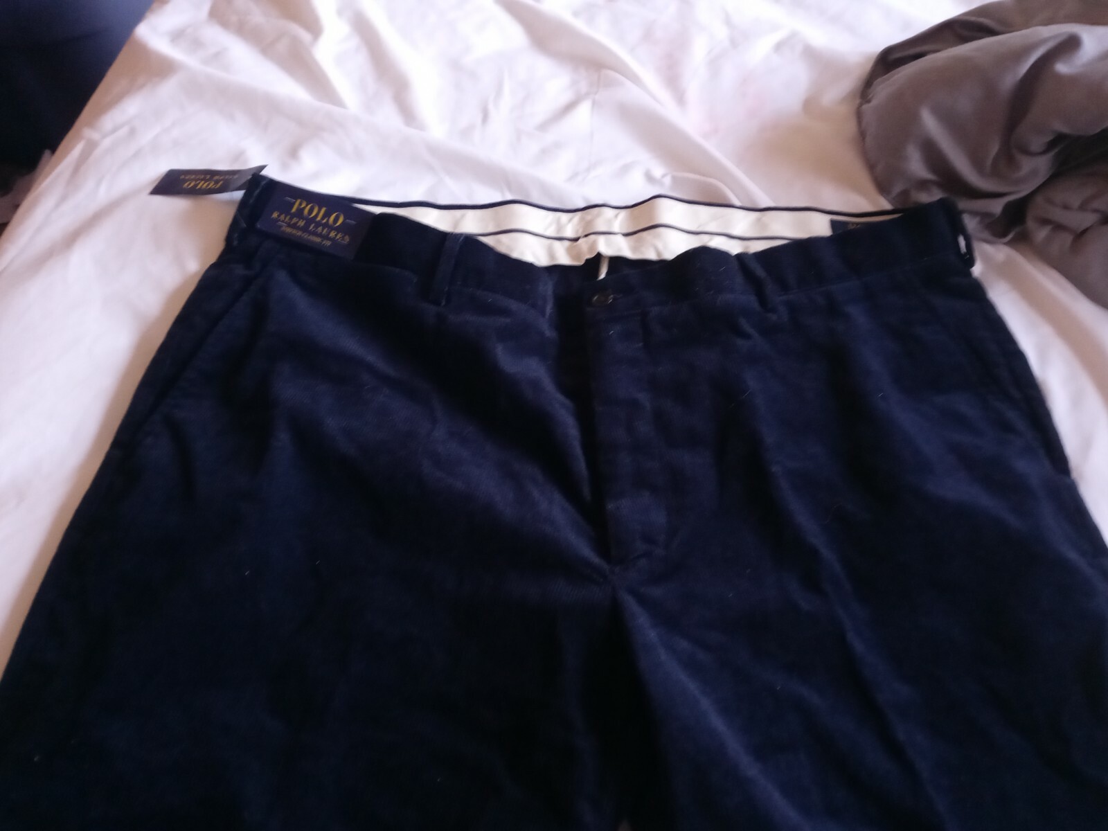 Polo Ralph lauren men navy blue cordouroys pant42Bx32 Polo Ralph lauren men navy blue cordouroys pant42Bx32