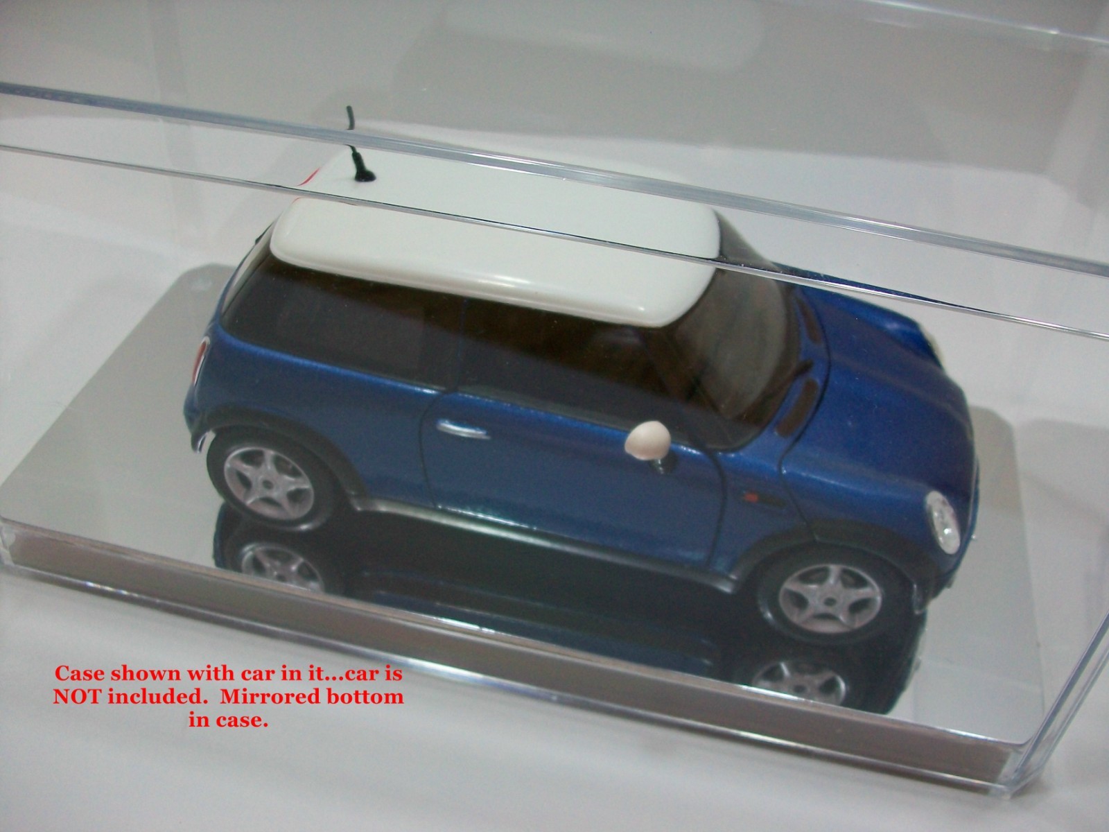 LOT OF 4 Acrylic Display Case 1:32 or 1:24 Scale Stackable Diecast Cars