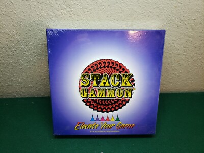 Stack Gammon Board Game- Elevate Your Game, C.W. Heileg 2004, New, Sealed
