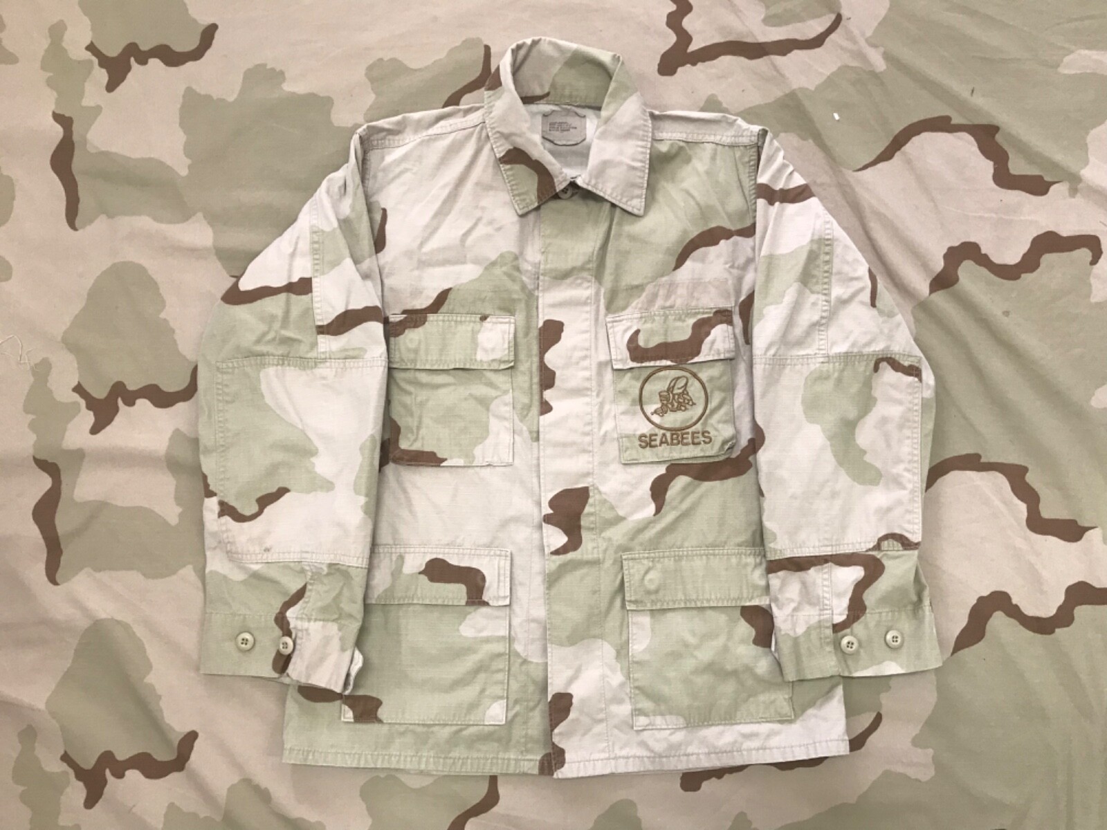 US.NAVYSEABEES.フルパッチBDU上下セット