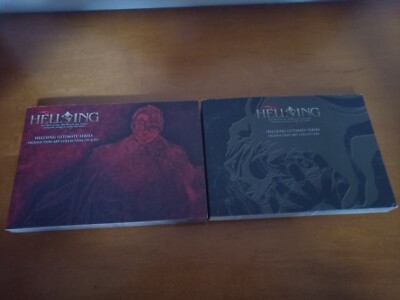 Hellsing Ultimate Series Production Art Collection I + III IV Book Lot Geneon