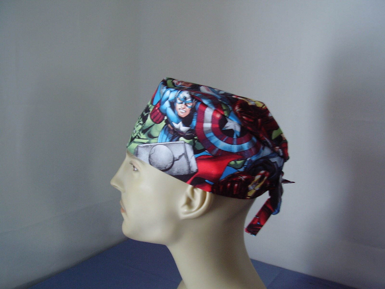 Scrub Hat Tieback Cap - Super Heroes - Marvel Comics - One size