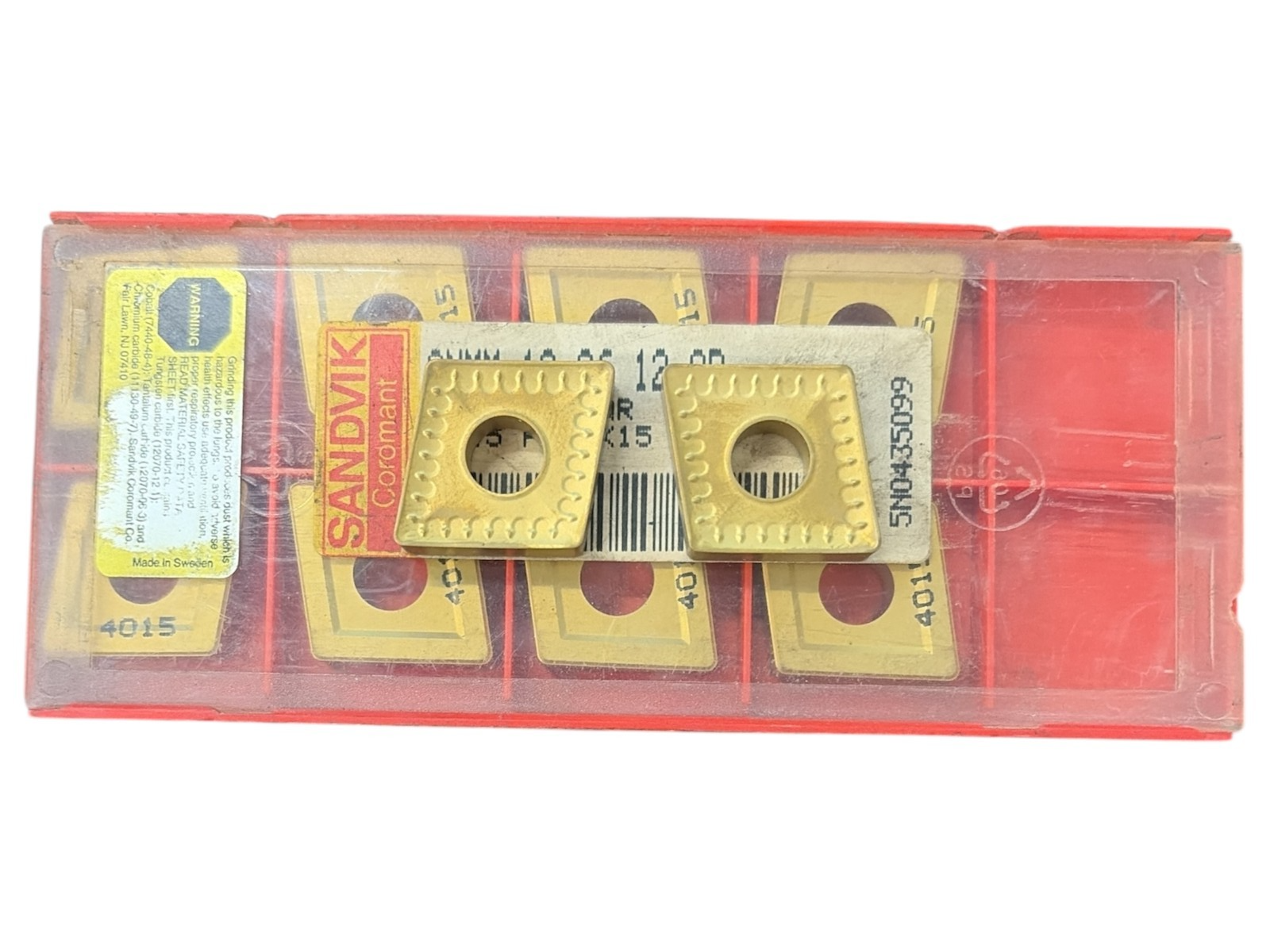 10 Pcs) Sandvik CNMM 643-QR Grade: 4015 Carbide Inserts | eBay