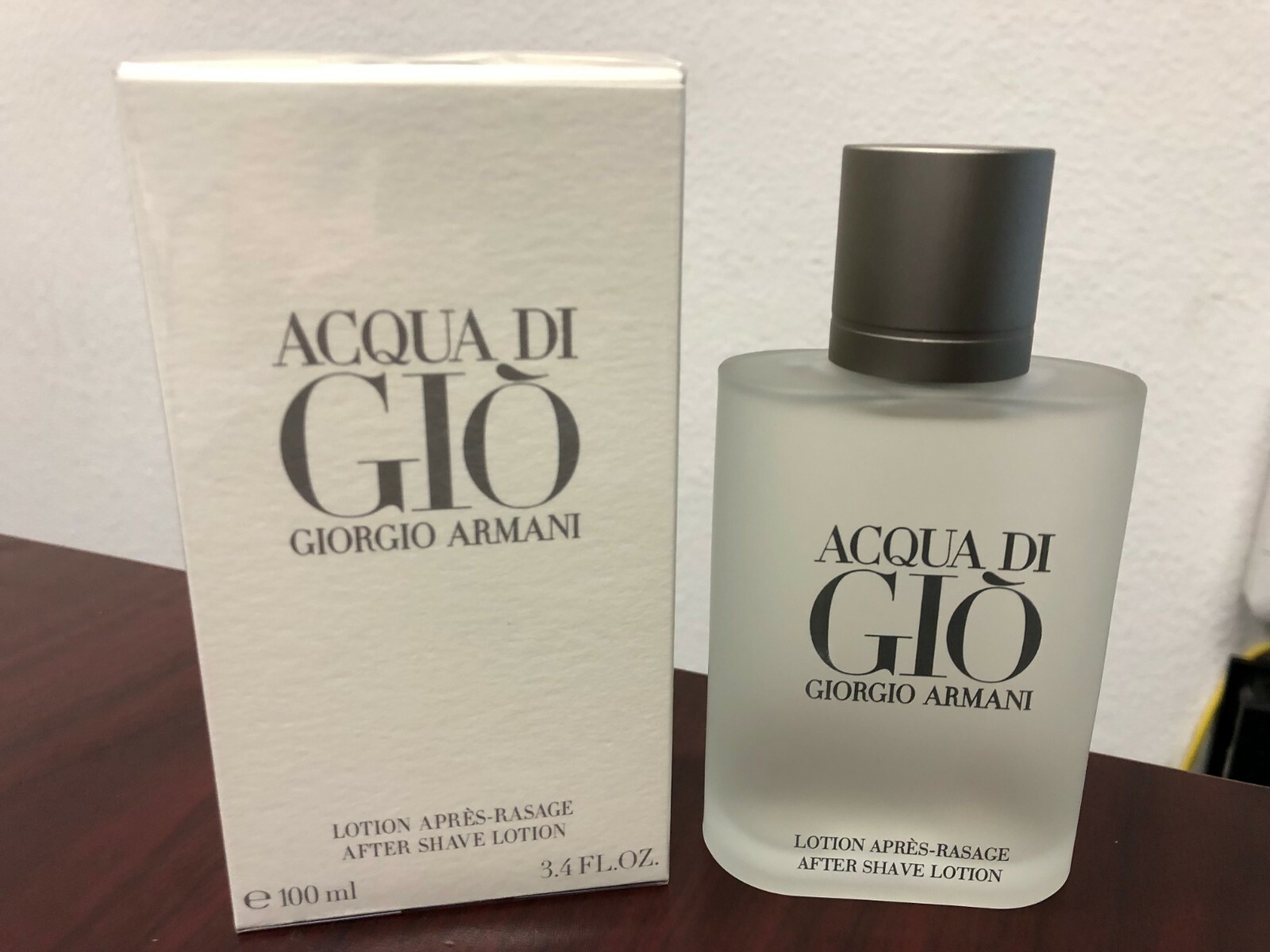 ACQUA DI GIO MEN by GIORGIO ARMANI 3.4 oz / 100 ML After Shave Lotion Sealed Box ACQUA DI GIO MEN by GIORGIO ARMANI 3.4 oz / 100 ML After Shave Lotion Sealed Box