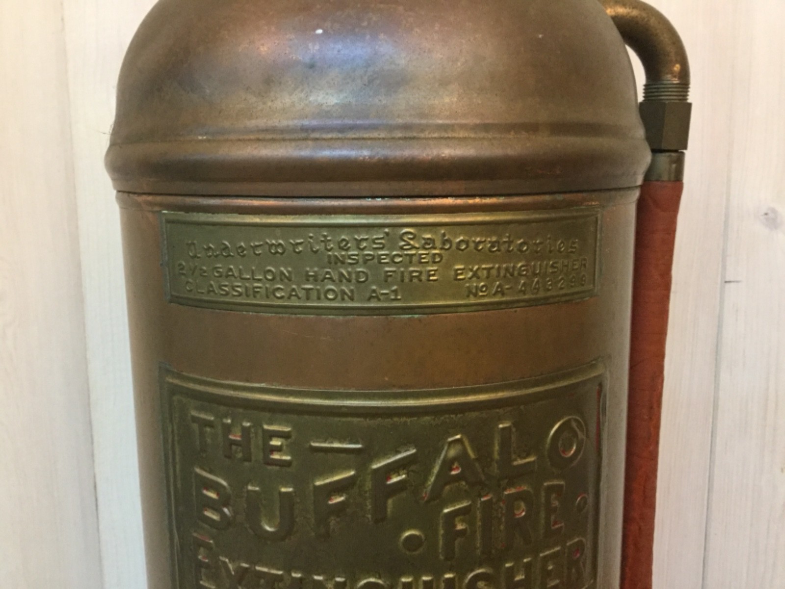 Antique Brass & Copper The Buffalo Fire Extinguisher Buffalo Fire Appliance Co.