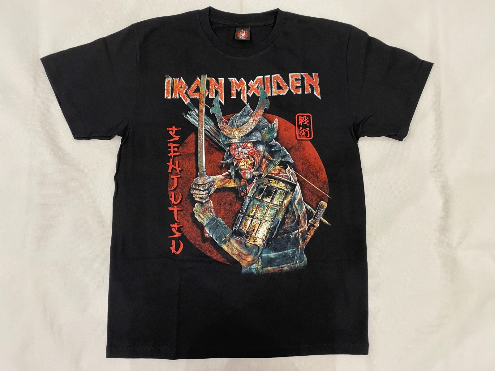 iron maiden tシャツ 2008 Lサイズ　SHOOT メタルTシャツ_IRON MAIDENアイアンメイデン_2008年来日ツアー