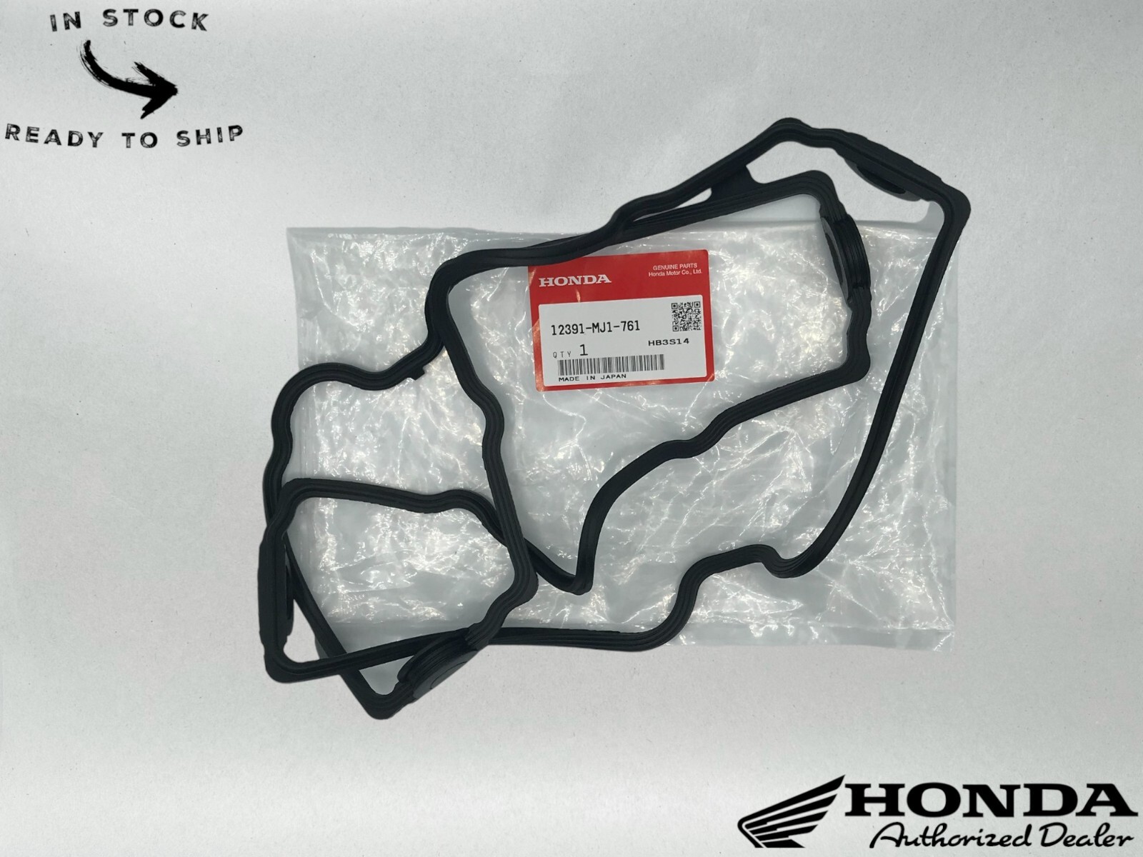 ※※111※※ Honda Genuine OEM Cylinder Head Cover Gasket 12391-MJ1-761