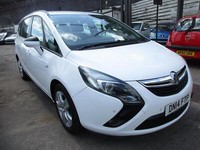 2014 (14) VAUXHALL ZAFIRA 1.8 TOURER EXCLUSIV, PETROL, 7 SEATER, CAZ & ULEZ EXEM