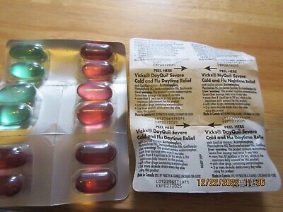 Vicks DayQuil/NyQuil Severe Cold & Flu Max Strength 24 LiquiCaps EXP 02/2025