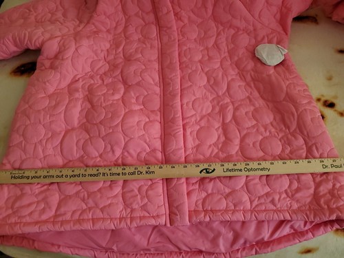 Pre-owned Forever 21 , Hello Kitty & Friends Oversize Puffer Jacket, Women's Size M In Pink