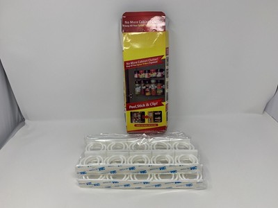 Lot of 2 Clip N Store Kitchen Spice Organizer AS SEEN ON TV BULK PACKAGED